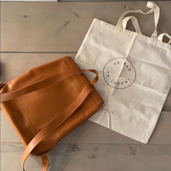 NEW! Le Bas Leather Backpack - Tan main image 4